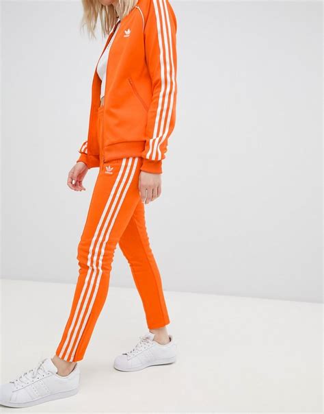 adidas climalite broek dames met oranje strepen